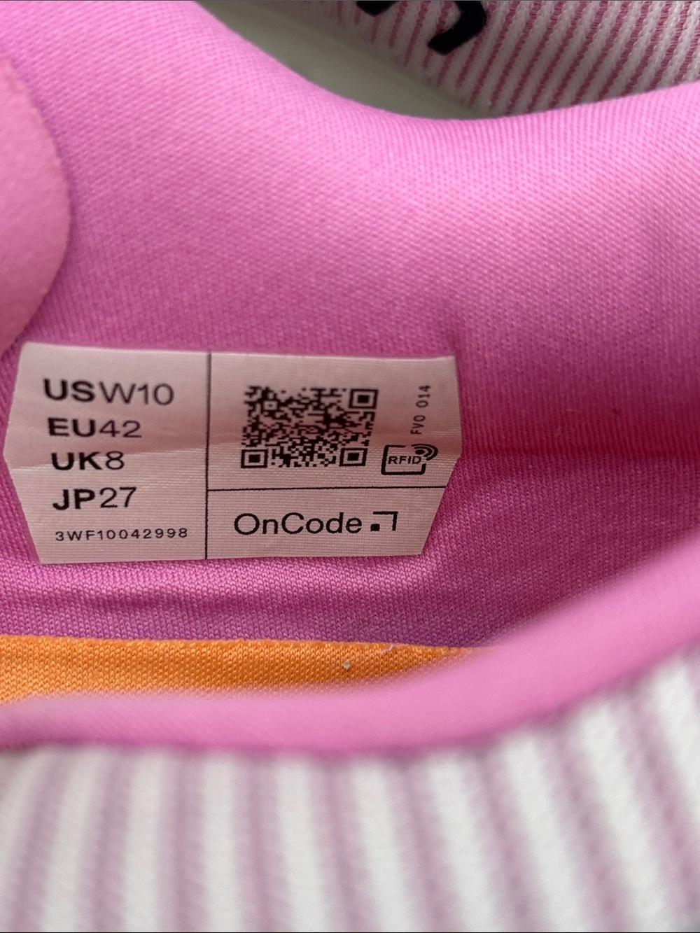 Women's On Running Cloud 6 Push Pink/Orange Cloud OC Sneakers - Picture 2 of 9